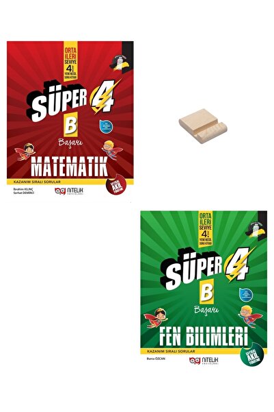 Nitelik Yayınları 4. Sınıf Süper Matematik ve Fen Bilimleri Yeni Nesil Soru B...