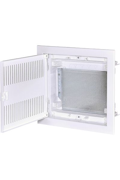 Eti Multimedia panel, 14 modules, recessed, IP30, perforated metal door, ECG14HMEDIA-I, 001100130,