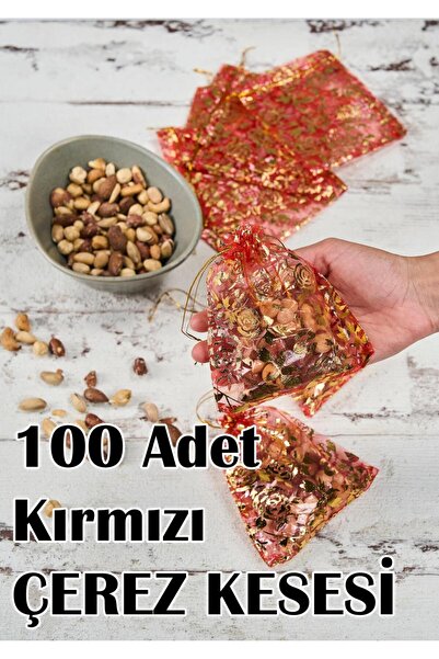 Dantelux 100 Adet Klasik Tül Çerez Kesesi (15x12 cm)