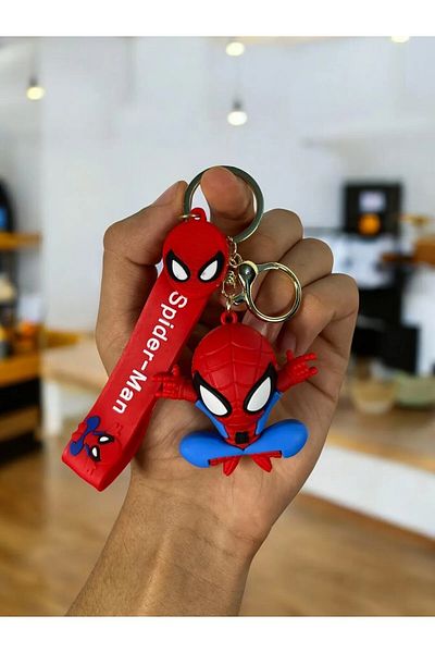 TAYEM Spiderman Spiderman Keychain, Luxury Large Size 3D Keychain and Bag Ornament, Accessory