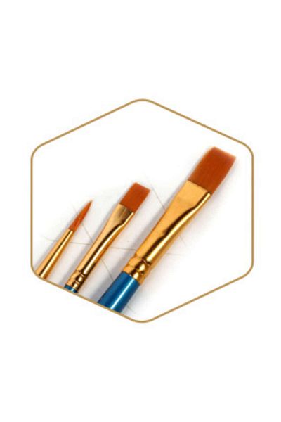 Art Tone Synthetic Brush Set 3 Pack
