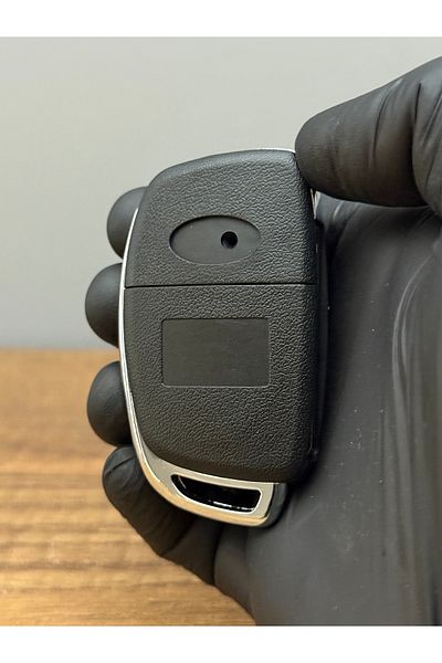 Luxe Aksesuarr Hyundai Accent Blue - I20 - I30 - Ix35 3 Button Key Remote Case