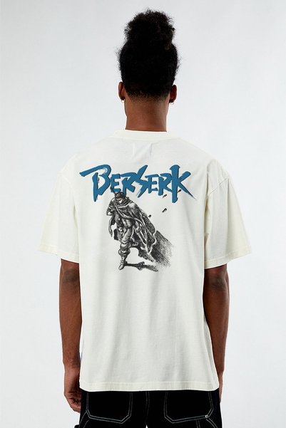 Tee&more. Unisex Oversize Berserk Back and Front Printed Premium T-Shirt