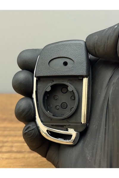 Luxe Aksesuarr Hyundai Accent Blue - I20 - I30 - Ix35 Carcasă pentru telecomandă cu 3 butoane