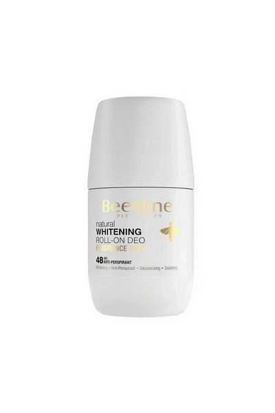 Beesline 48H White/Gold Unscented Roll-On Deodorant, White/Gold 50ml