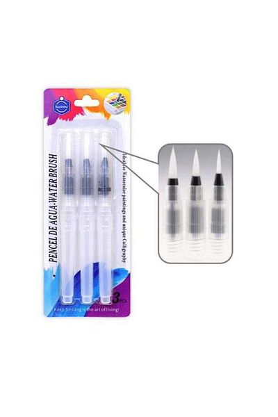 Art Tone Brush Set with Water Tank 3 Pack