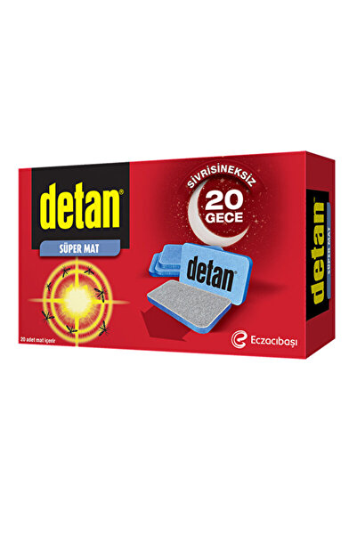 Detan Süper Mat Tablet Yedek 20'li (2 ADET)