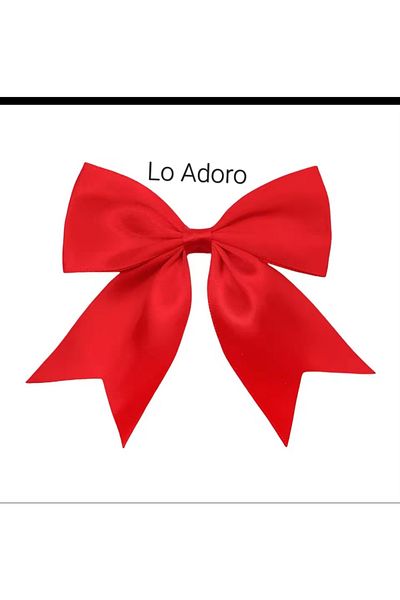 LO ADORO 10Pcs Red Bow Buckle Kilips Buckle Girls Children's Hairpins April 23 Bayarm Buckle