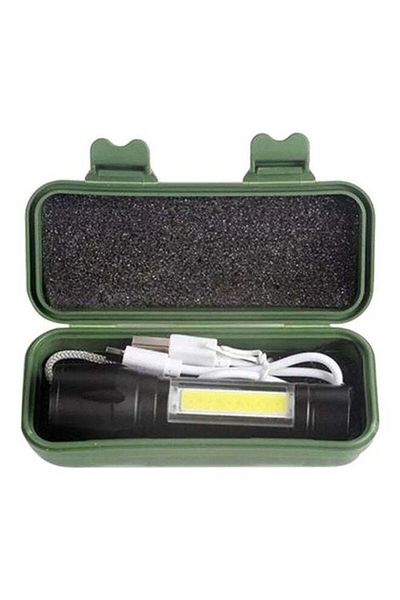 Cady One USB Rechargeable LED Flashlight Torch