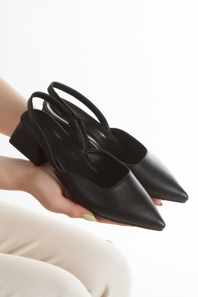 UYEGE Γυναικεία παπούτσια Cindy Seri με μυτερή μύτη και κοντό τακούνι