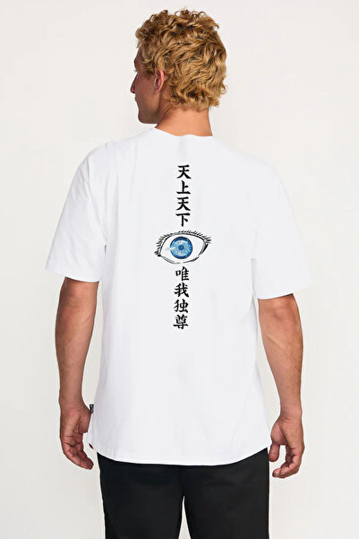 Tee&more. تي شيرت ممتاز مطبوع من الأمام والخلف للجنسين من Jujutsu Kaisen Sato...