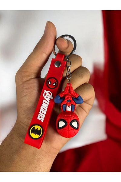 TAYEM Spiderman Spiderman Keychain, 3D Keychain and Bag Ornament, Accessory