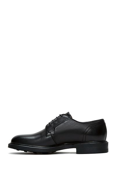 Derimod Men's Black Lace-Up Leather Casual Shoes 25Wfd620218