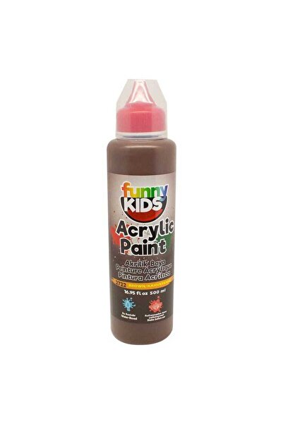 Rich Funny Kids 500ml Akrilik Boya Kahverengi