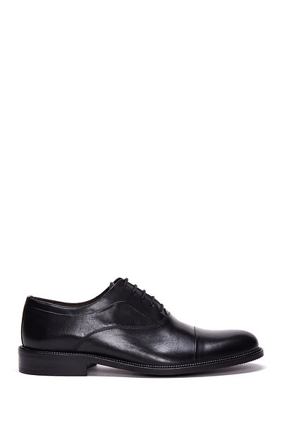 Derimod Men's Black Laced Leather Classic Shoes 25Wfd600018