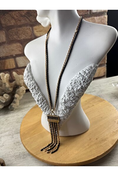 SEDEF TAKI Uzun zincirli kilit model kolye