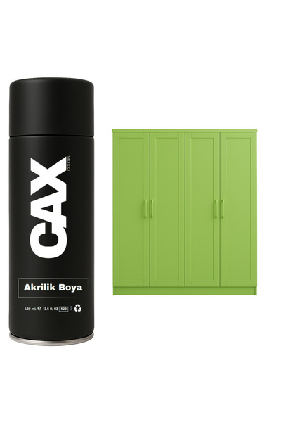 caxcolors DEMİR&AHŞAP&PLASTİK DOLAP BOYASI ÖZEL YAPIM AKRİLİK SPREY BOYA 400 ML