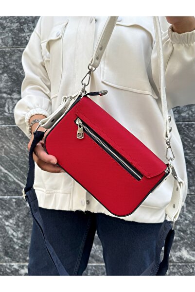 Just Polo Justpolo Women's Two Navy Blue Straps Shoulder and Crossbody Bag