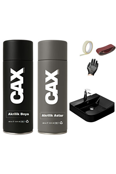 caxcolors SUYA DAYANIKLI PARLAK BEYAZ LAVABO-FAYANS-EVYE SPREY BOYASI 400 ML ...