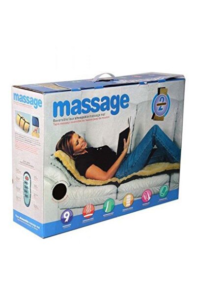 Twinkle Mart Full Body Massage Bed With 9 Motors Beige/Black