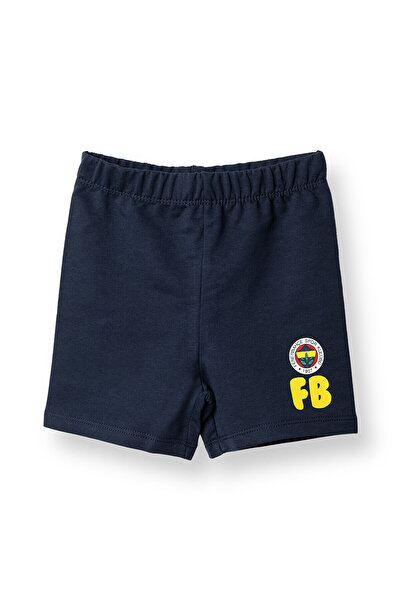 Fenerbahçe Erkek Bebek Şort Reçme Paça Lacivert