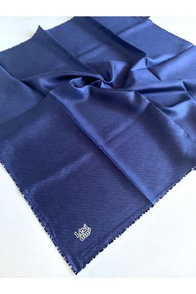 Levidor Eșarfă Tivil din mătase pură 49224 Model mixt albastru