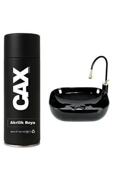 caxcolors SUYA DAYANIKLI PARLAK BEYAZ LAVABO-FAYANS-EVYE SPREY BOYASI 400 ML