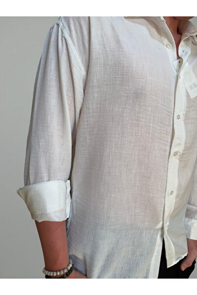 MODA Чоловіча сорочка з довгими рукавами з льону Aerobin