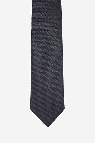 ALTINYILDIZ CLASSICS Men's Black Patterned Silk Tie