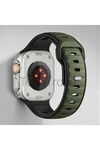 TechTrove Apple Watch Ultra 49mm Kordon Silikon Strap Kayış