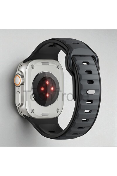 TechTrove Apple Watch Ultra 49mm Kordon Silikon Strap Kayış