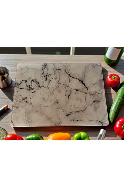 Maya 2-Piece Tempered (20X30Cm 25X35Cm) Glass Vegetable Fruit Chopping Cuttin...