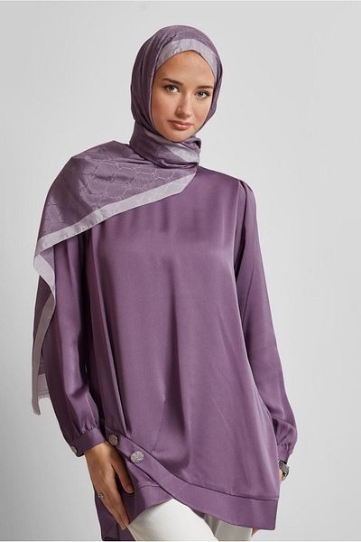 Alvina Asymmetric Cut Tunic 45679