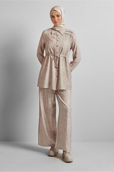 Alvina Belly Tightened Pants Suit 45713