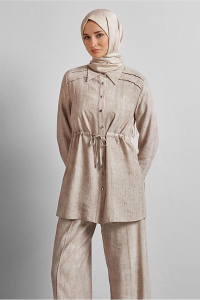 Alvina Belly Tightened Pants Suit 45713