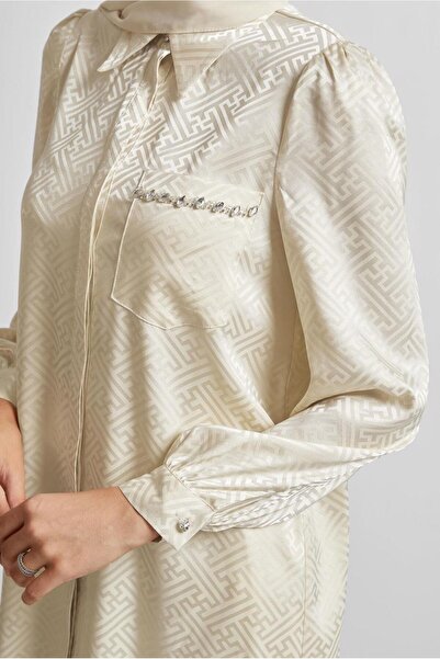 Alvina Satin Jacquard Tunic 45724