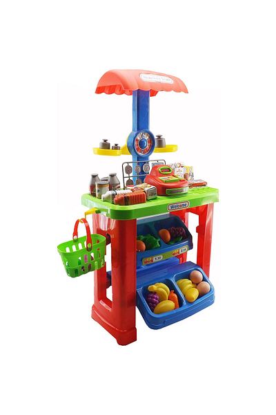 rexa Children's vegetable shop with scale and accessories