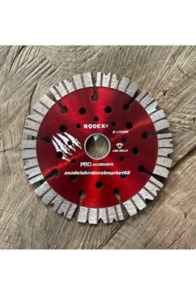 Rodex RDX PRO 125MM ELMAS DİSK KANAL AÇMA MAKİNA BIÇAĞI BETON SERAMİK TAŞ