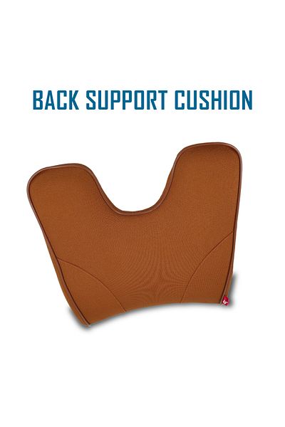 AGC Memory Foam Back Support Cushion for Car Seat Brown 1pcs SN10223