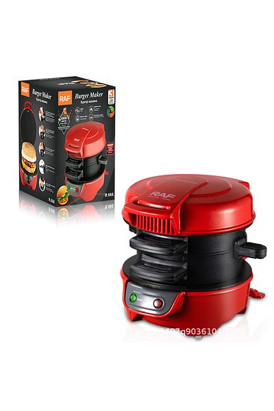 RAF Goodlife RAF SandWich Maker&Burger Maker,600 Watts,Non-stick coating,Easy to clean,R.666