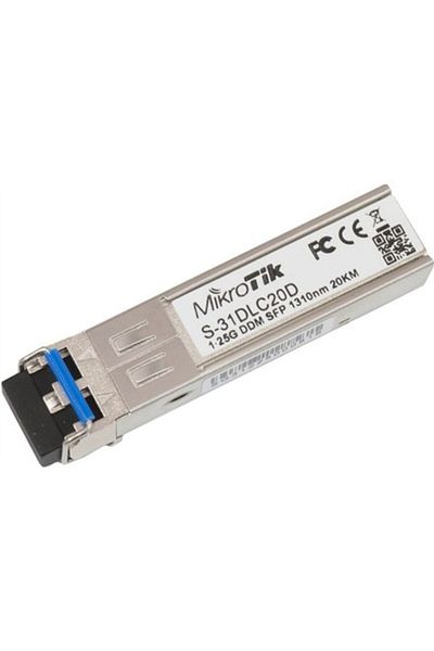 MIKROTIK Modul SFP, monomod, 20 km, 1,25 Gb/s