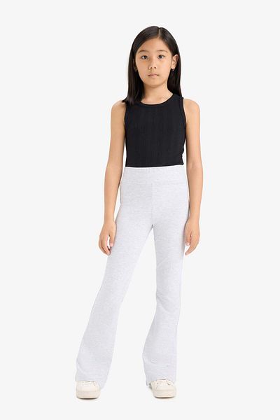 DeFacto Girls Ribbed Long Leggings E8297A825Au