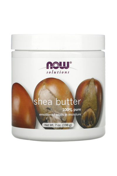 Now Foods مرطب زبدة الشيا النقية شفاف 198جرام منتج اصلي Now Solutions Shea Bu...