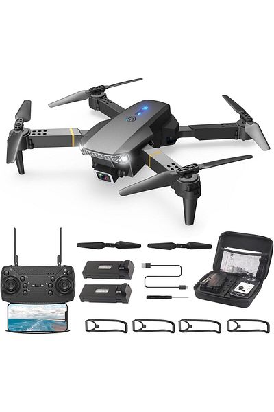 Cyber E88 New Mini Drone With Dual Camera 4k for adult For Kids Adults and Teenager