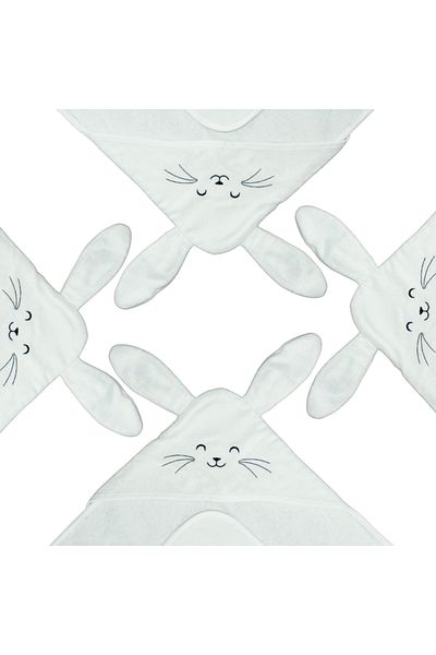 Miespiga 100% Cotton Rabbit Towel Swaddle Ecru (75X75 cm)
