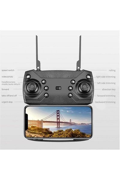 Cyber E88 New Mini Drone With Dual Camera 4k for adult For Kids Adults and Teenager