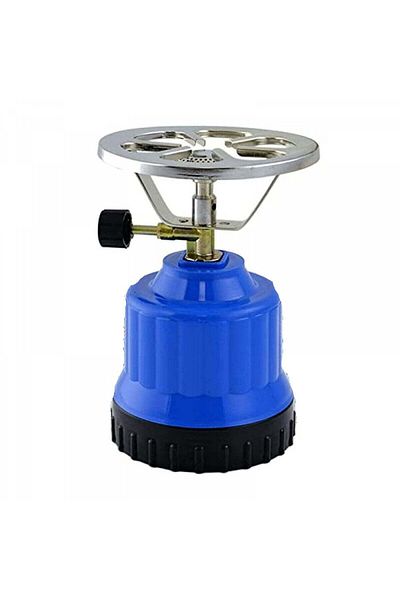 OEM Arzător portabil pe gaz LUNA LUX, 0,8 kW, cadru rotund 13 cm, albastru