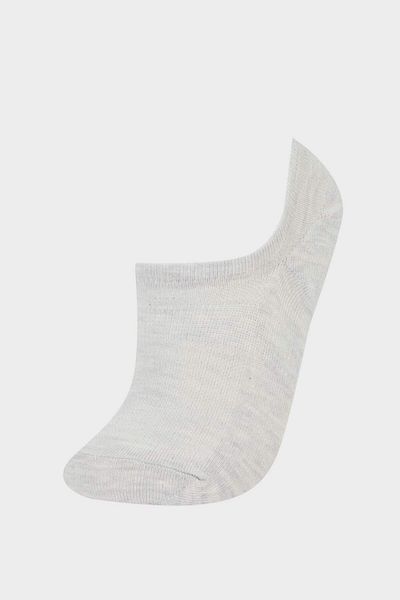 DeFacto Women's 3-Piece Cotton Sneaker Socks F5425Axns