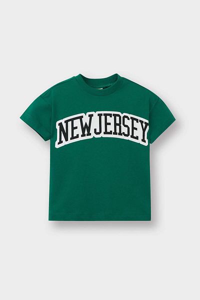 DeFacto Baby Boy Regular Fit Printed Short Sleeve T-Shirt F3916A525Au