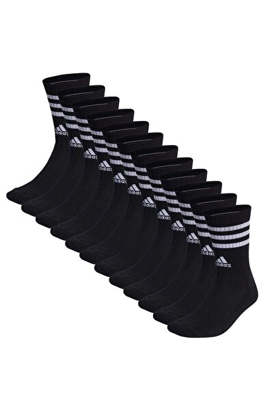 adidas Unisex Socken, 12er Pack - 3-Streifen Cushioned Crew, Logo, Streifen, ...
